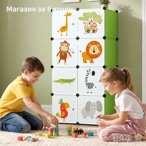 Модулен шкаф за детска стая, снимка 2 - Гардероби - 55638677