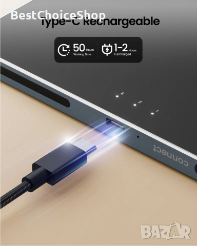 Безжичен тъчпад / тракпад ProtoArc T1 Plus с Bluetooth, за Windows 10/11 PC лаптоп, снимка 8 - Клавиатури и мишки - 55126015
