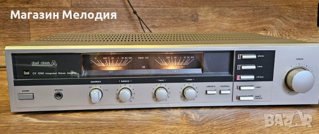 Усилвател Dual CV 1260 – Аудиофилска немска класика със стабилно японско сърце от златната Hi-Fi ера, снимка 3 - Ресийвъри, усилватели, смесителни пултове - 55013003