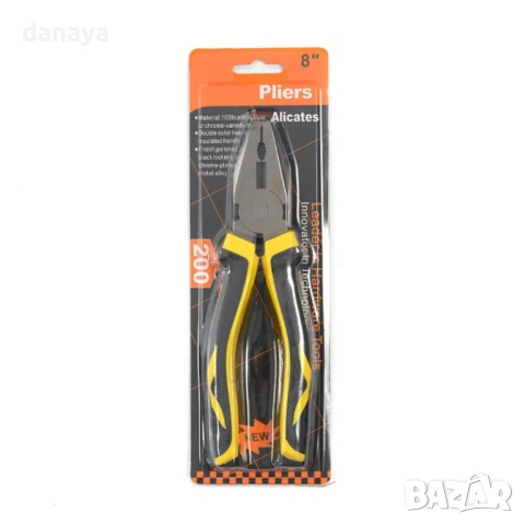 6544 Клещи комбинирани 8” (200 мм) с гумирани дръжки