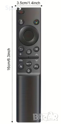Универсално дистанционно за Samsung Smart TV – съвместимо с LCD/LED/4K, снимка 3 - Друга електроника - 54210994