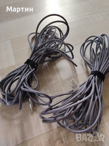 кабели 2x10 метра ofc, снимка 2 - Кабели и адаптери - 54202995