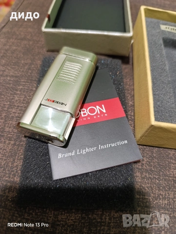 Луксозна ветроустойчива запалка JOBON , снимка 3 - Запалки - 54689785