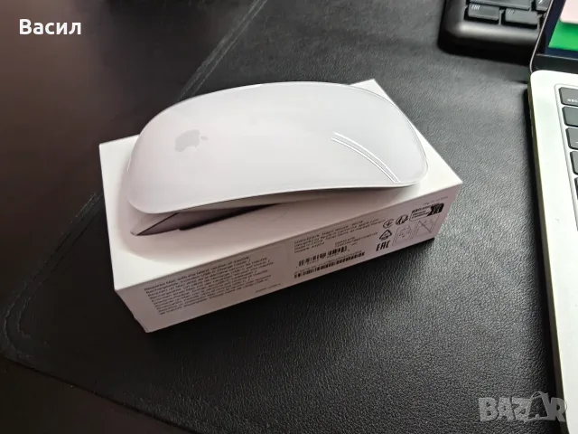 APPLE MAGIC MOUSE 2024 WHITE Multi-Touch Surface, MXK53ZM/A, снимка 4 - Клавиатури и мишки - 55678648