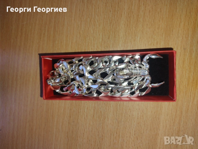 Нов!!!Сребърен ланец 925, снимка 3 - Колиета, медальони, синджири - 54341479