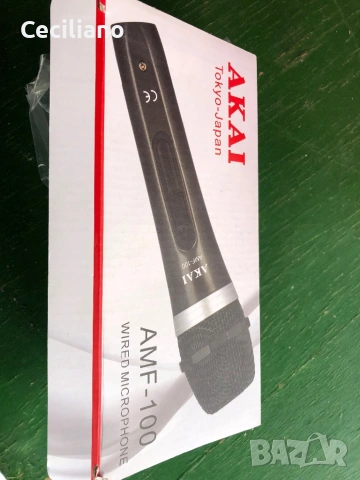 Akai AMF-100 Микрофон, снимка 7 - Микрофони - 54571388