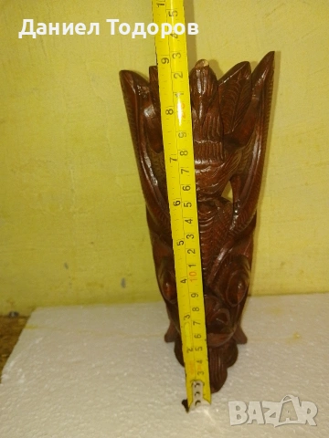 Стара Дървена Маска, Дърворезба - Орел и Дракон, снимка 16 - Антикварни и старинни предмети - 54236116
