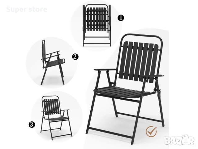 Сгъваем стол, снимка 5 - Къмпинг мебели - 54124329