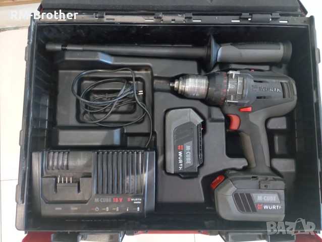 Акумулаторен Винтоверт ABS 18 POWER M-CUBE + 2х5.0 Ah 140Nm