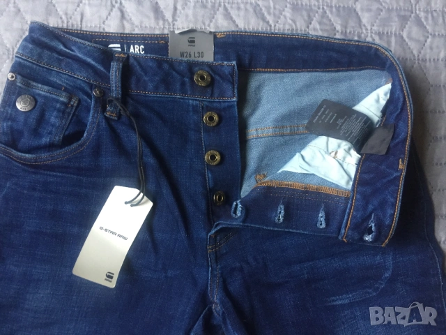 G-Star Raw Arc 3D Slim Shorts оригинални юношески дънкови бермуди W26, снимка 3 - Къси панталони - 54842778