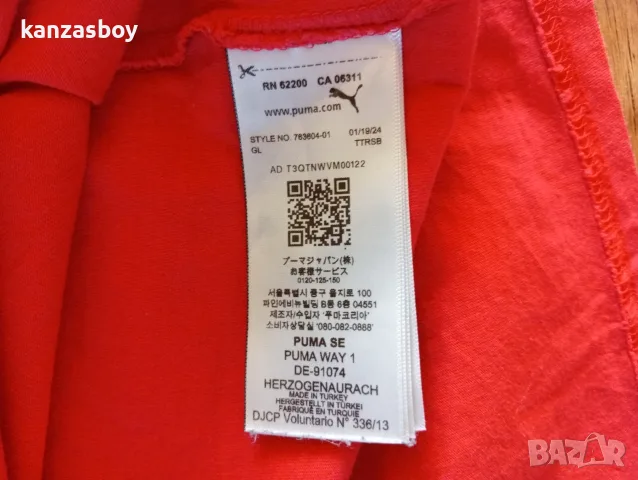 PUMA Scuderia Ferrari Men's 2024 Charles Leclerc Tshirt - мъжка тениска р-р XL, снимка 6 - Тениски - 55667347