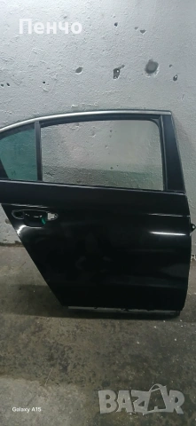 Задна дясна врата черна за Volkswagen Passat Sedan B7 (08.2010 - 12.2014), седан