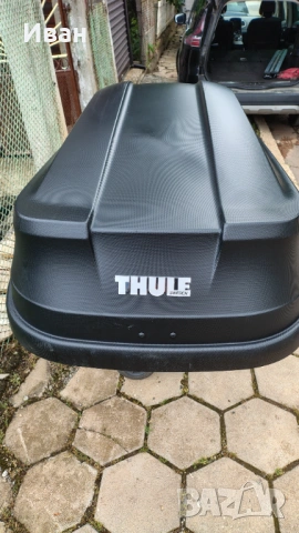 Автобокс Thule Touring L 420l + аеродинамични греди Thule , снимка 3 - Аксесоари и консумативи - 54880283