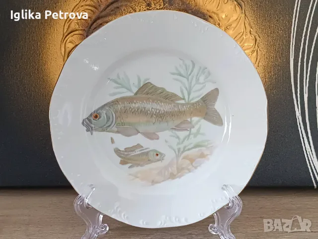 Чинии с декор риби, снимка 3 - Колекции - 55381879