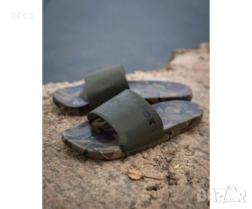 Чехли джапанки Fox Sliders CAMO каки камуфлаж удобни размери, снимка 5 - Екипировка - 55095963