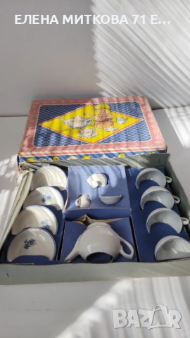 Кукленски порцеланов сервиз, снимка 2 - Сервизи - 54131342