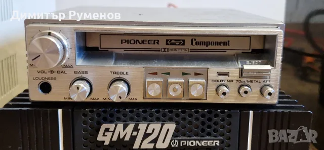 Комплект касетофон и стъпало Pioneer KP-707G, Pioneer GM-120, снимка 2 - Ресийвъри, усилватели, смесителни пултове - 55487009