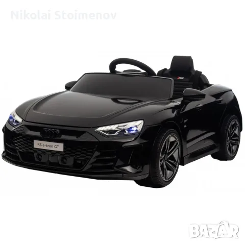 Акумулаторен джип Audi RS E-Tron GT 4X4 Licensed с меки гуми и кожена седалка 12V, снимка 6 - Детски велосипеди, триколки и коли - 55437025