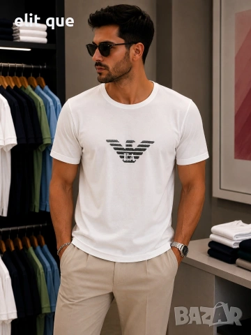 мъжки тениски с яка polo Hugo boss emporio armani Tommy Hilfiger , снимка 18 - Тениски - 55231771