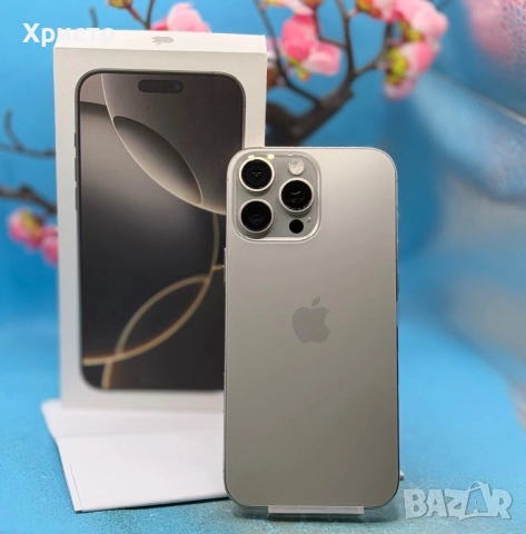 ГАРАНЦИОНЕН!!! Apple iPhone 16 Pro Max, 256GB, 5G, Natural Titanium  , снимка 3 - Apple iPhone - 54861189