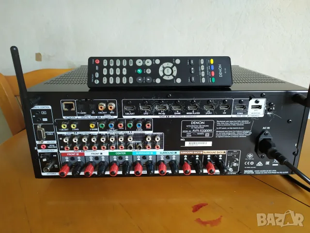 Denon AVR-X3300W 7.2CH Atmos/DTS:X networking AV receiver, снимка 3 - Ресийвъри, усилватели, смесителни пултове - 55619715