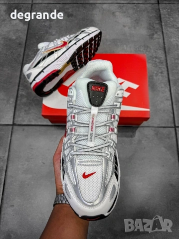 👟Nike P6000 White/Red/Gold, снимка 2 - Маратонки - 54751814