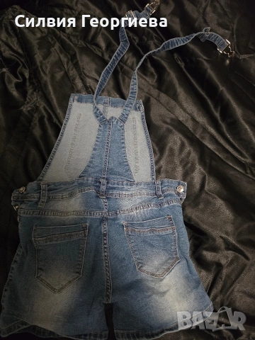 Дамски дънков гащеризон, снимка 2 - Гащеризони - 54032221