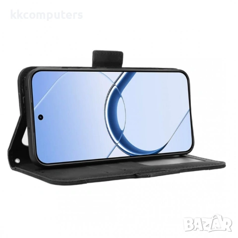 Кожен Калъф Портфейл за Realme 16 5G - Свалящ се държач, Двоен магнит, 5 цвята, снимка 8 - Калъфи, кейсове - 54386680