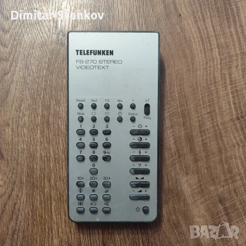 Дистанционно Telefunken fb270 sterio vidotext , снимка 2 - Дистанционни - 55409327