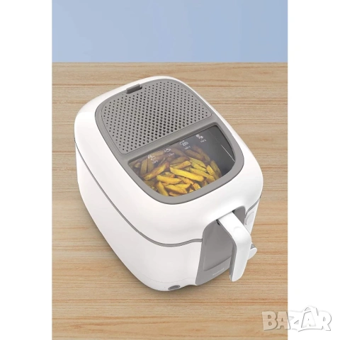 Фритюрник Tefal Super Uno Access FR3100, 1800W, 1,5 кг, регулируем термостат, Бял/Сив, снимка 2 - Фритюрници - 54774611