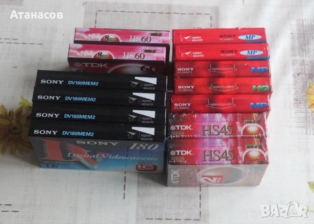 Видео касети VHS, VHSC, Video 8, MiniDV, DV, почистваща, снимка 10 - Чанти, стативи, аксесоари - 54050018