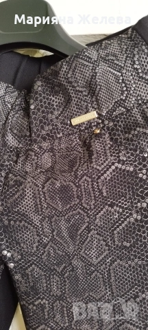 Дамски панталон с принт, снимка 8 - Панталони - 54306152