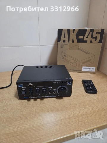 AK-45 – компактен мини цифров стерео аудио усилвател (клас HiFi) с 2.0 канала