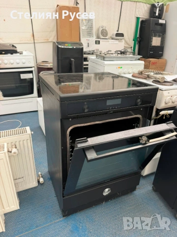120647 Готварска печка фурна  AEG CIB6499APB с индукционни котлони   -цена 459,62  лв или 235 евро  