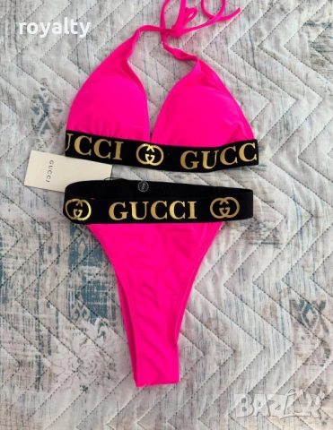 Gucci Нов Дамски Бански Две Части Гучи 