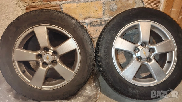 Джанти със зимни гуми за Шевролет и Опел 16 цола, 2 броя , снимка 5 - Гуми и джанти - 53236724
