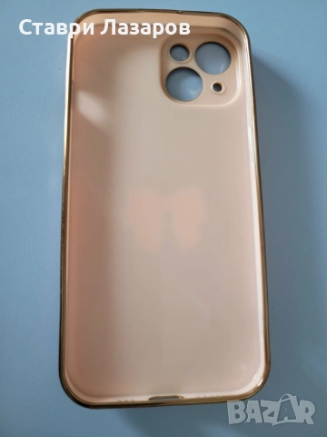 Нов силиконов дамски кейс за Apple iPhone 15, iPhone 14 - розов цвят, снимка 3 - Калъфи, кейсове - 54550560