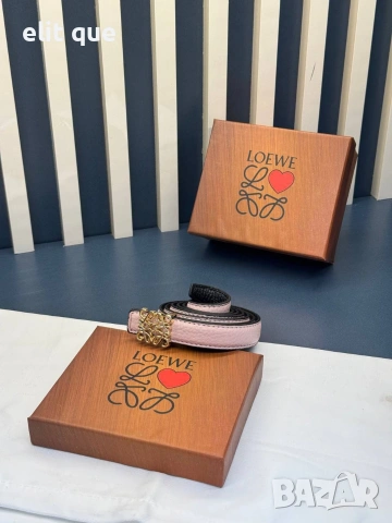 колан от естествена кожа в кутия 2см loewe, снимка 6 - Колани - 55219445