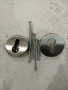 Неръждаема розетка, розетки за секретна брава (Inox) – Conmetall, 55mm, снимка 1