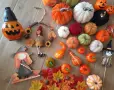 Лот есенна декорация, колекция- тиква, листа, свещи- Хелоуин, Halloween , снимка 2