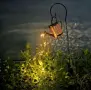 Декоративна соларна лампа със светлинни спринклери – ефект „водопад“, 60 LED, топла бяла светлина, снимка 15