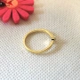 Пръстен с 14К златно покритие 224898, снимка 2