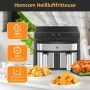 Многофункционален фритюрник с горещ въздух HOMCOM, вместимост 8 л, снимка 5