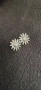 Сребърни Обеци Daisy , 925 бурмено закопчаване , снимка 3