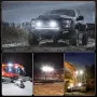 Antom 4бр.126W 12/24V LED работни светлини за off road,камиони багери и др., снимка 7
