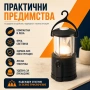 Силна ръчна къмпинг LED лампа осветление фенер преносима на батерии за палатка риболов аварии, снимка 7