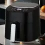 Фритюрник, 1300W, 4.2л., горещ въздух, таймер, до 200°C, Черен/Бял, снимка 6