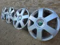 Продавам ОРИГИНАЛНИ джанти 16 ' цола 5x100 Shkoda,VW, Bora,Golf Audi a3, Leon 6,5J ET50, снимка 2
