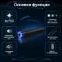 Мощен електрошок с LED фенер палка за самоотбрана кучегон акумулаторен зареждащ се защита кучета, снимка 2
