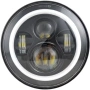 Кръгъл LED фар 7 инча 60W 7000LM IP68 – Jeep Wrangler Suzuki Samurai Nissan Patrol Мотоциклети 10247, снимка 4